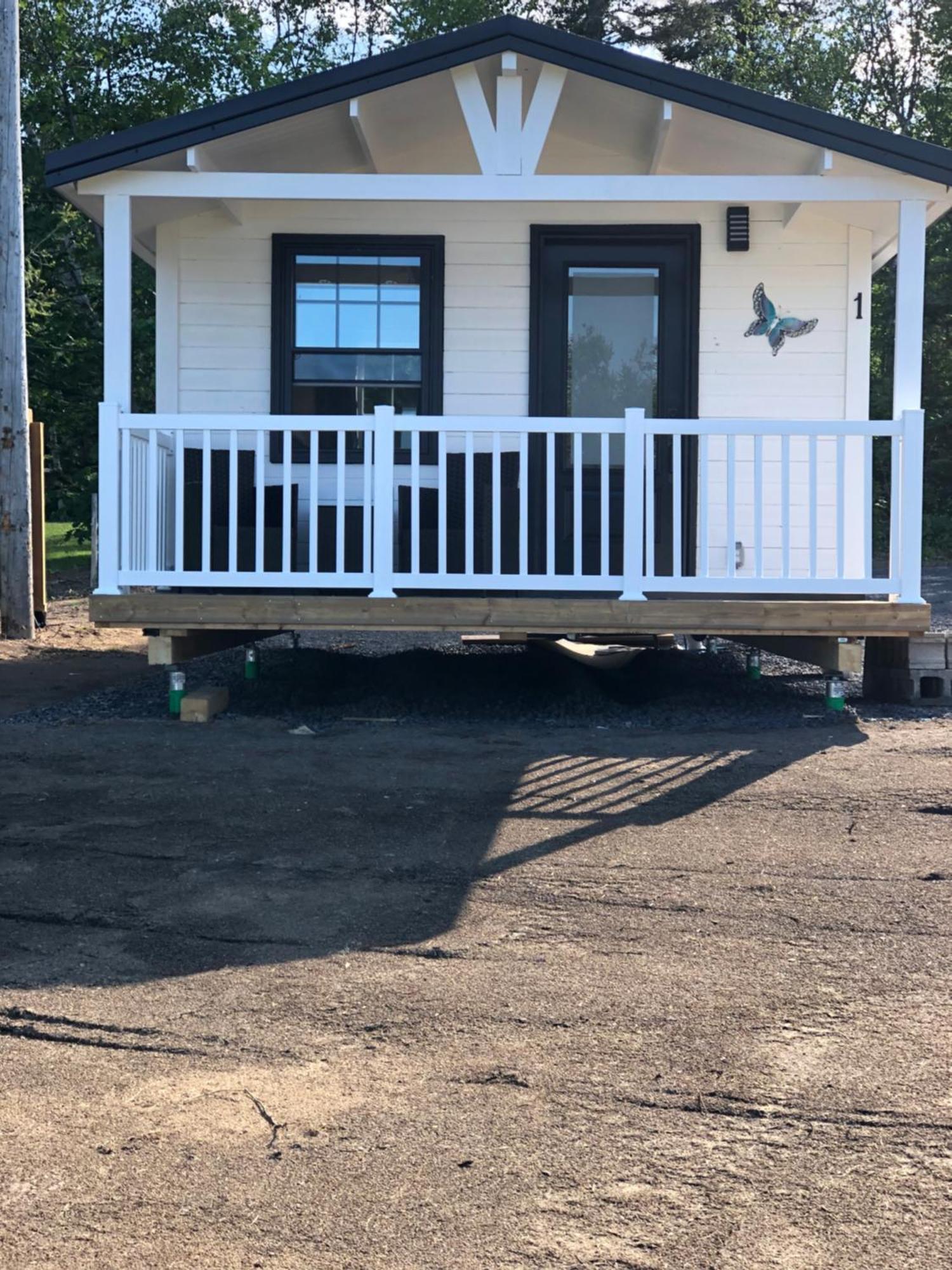 Les Chalets De La Colline Inc Baie-Sainte-Catherine Exterior foto